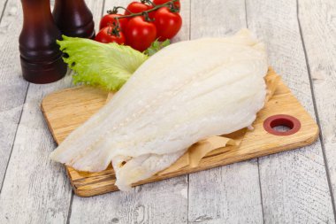 Ham pisi balığı fileto yemek pişirmek için hazır