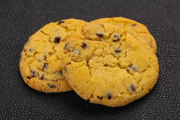 Gustosi Biscotti Americani Con Chicolato — Foto Stock