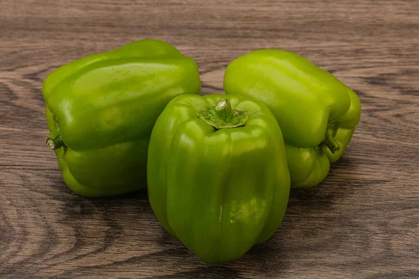 Πράσινο Γλυκό Bell Pepper Λαχανικά Σωρό — Φωτογραφία Αρχείου