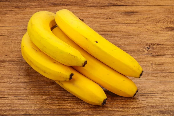 Dulce Sabroso Montón Plátano Sobre Fondos —  Fotos de Stock