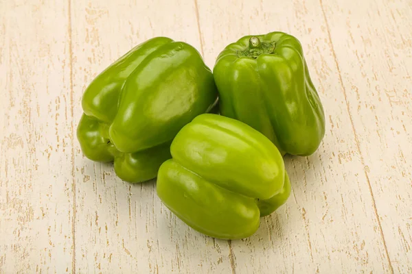 Grüner Paprika Gemüsehaufen — Stockfoto