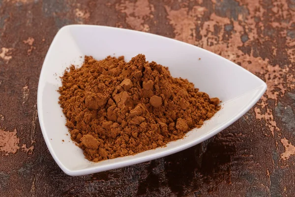 Cocoa Powder Bowl Ready Cooking — Stock Photo, Image