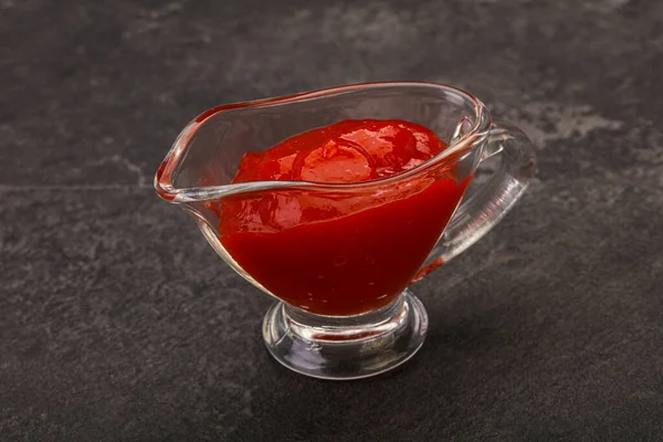 Mexican Hot Chili Sriracha Sauce Bowl — Stock Photo, Image