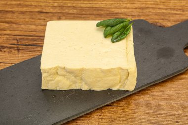 Asya 'da vejetaryen soya peyniri.