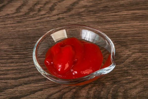 Smaklig Tomat Ketchup Skålen — Stockfoto