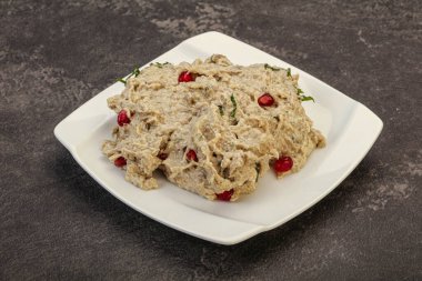 Vagan diyeti - granet tohumlu patlıcan mutabal