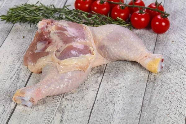 Patas Pollo Crudas Listas Para Cocinar — Foto de Stock