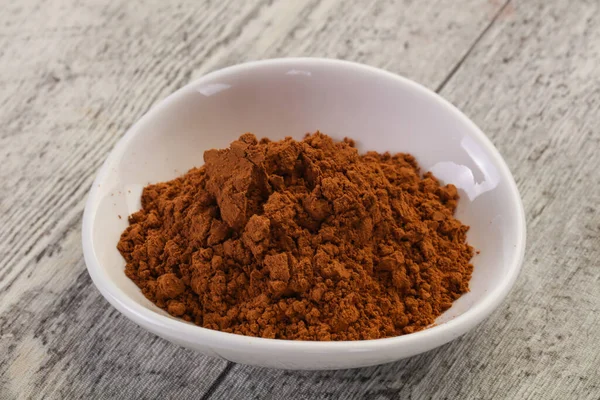 Cocoa Powder Bowl Ready Cooking — Stock Photo, Image