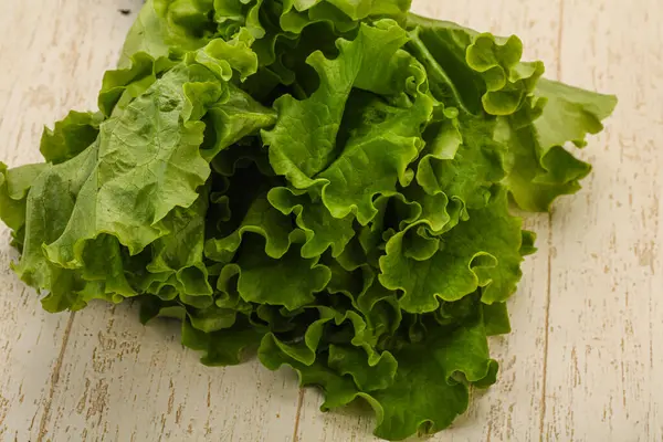 Cuisine Végétalienne Feuilles Salade Laitue Verte — Photo