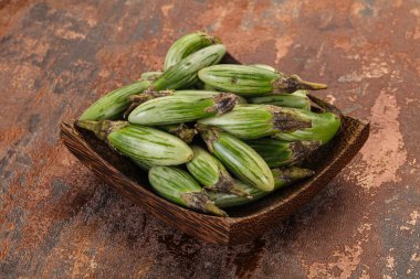 Kasede yeşil Asyalı patlıcan