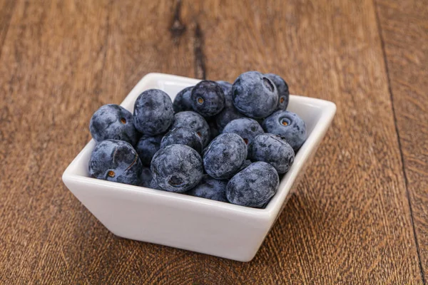 Sweet Fresh Juicy Blueberries Heap Background — Stock Photo, Image