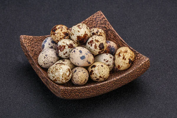 いくつかのウズラの卵 食事の健康食品 — ストック写真