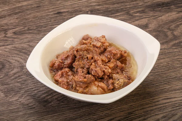 Gurmet Venison Stew Spices Bowl — Stock Photo, Image