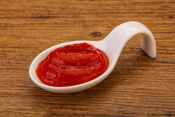 Meksykański Ostry Sos Chili Sriracha Misce — Zdjęcie stockowe