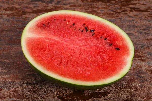 Ripe Sweet Juicy Half Watermelon — Stock Photo, Image