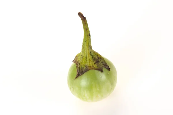 Asiatische Kleine Grüne Auberginen Fertig Zum Kochen — Stockfoto