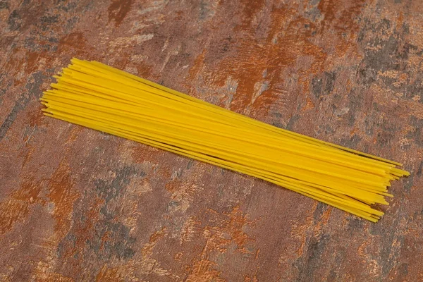 Kuru Çiğ Spagetti Bovling Için Hazır — Stok fotoğraf