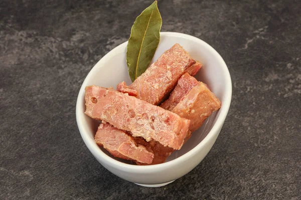 Canned Tuna Fish Snack Salad — Stock Photo, Image