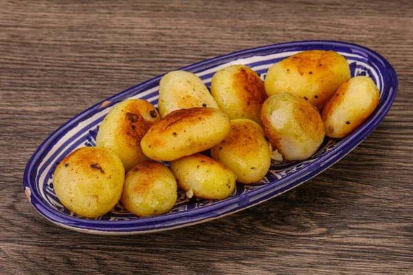 Geroosterde Jonge Baby Aardappel Kom — Stockfoto