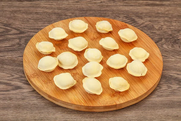 Rohe Fleischknödel Über Bord Zum Kochen — Stockfoto