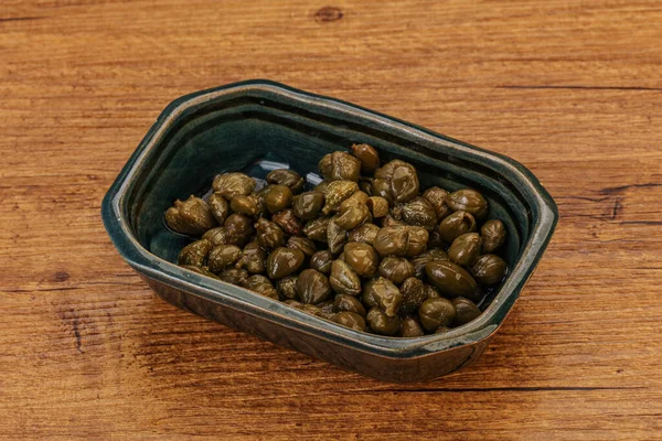 Tasty Marinated Capers Bowl — Stock Photo, Image