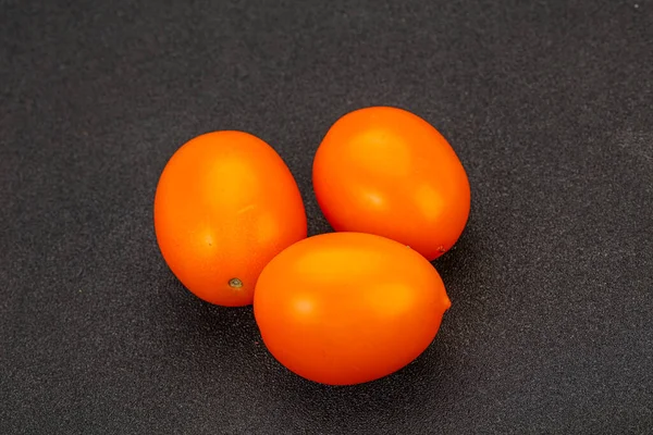 Légumes Savoureux Tas Tomates Jaunes Sur Fond — Photo