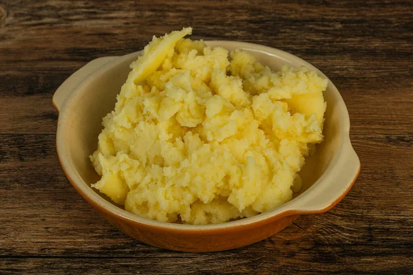 Mashed Natural Potato Bowl — Stock Photo, Image