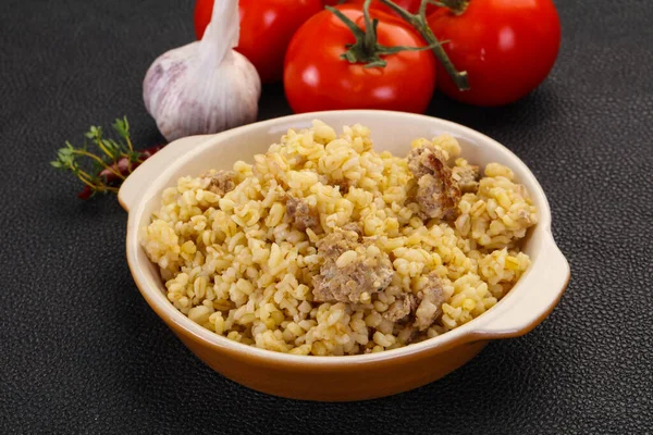 Baharatlı Bulgur — Stok fotoğraf