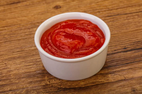 Mexican Hot Chili Sriracha Sauce Bowl — Stock Photo, Image