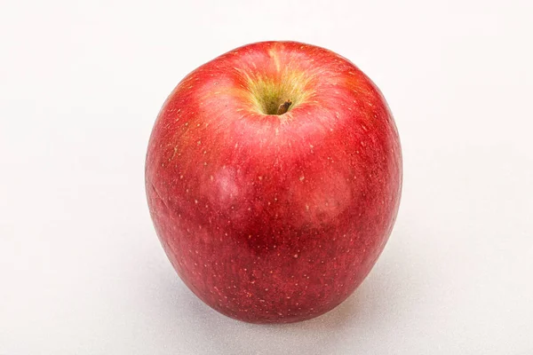 Único Vermelho Doce Saboroso Fruta Maçã — Fotografia de Stock