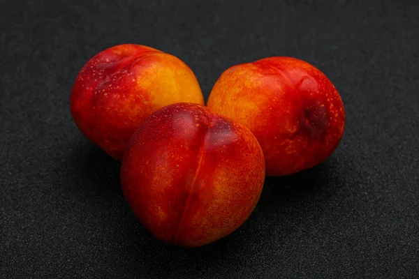 Ripe Sweet Tasty Red Nectarine Fruit — Stock Photo, Image