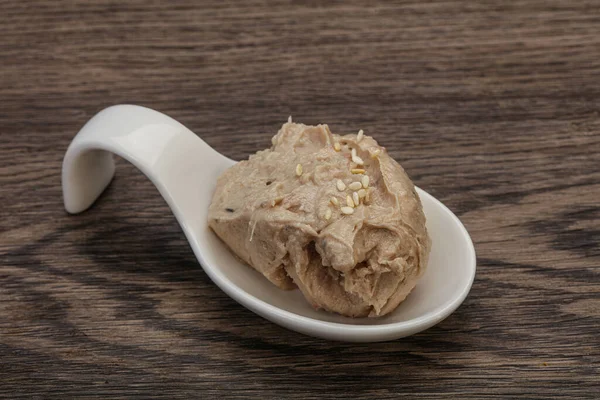 Herring Butter Spread Bowl Spices — Stock Photo, Image