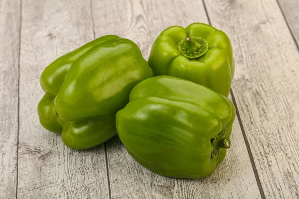 Πράσινο Γλυκό Bell Pepper Λαχανικά Σωρό — Φωτογραφία Αρχείου