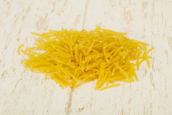 Vermicelli Crudi Secchi Pasta Italiana Cucinare — Foto Stock