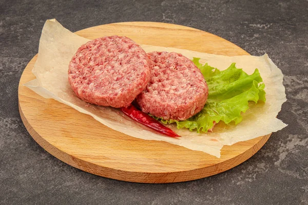 Hovězí Řízek Burger — Stock fotografie