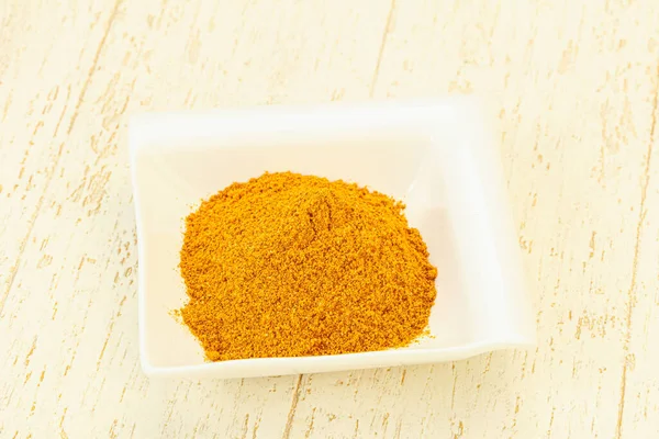 Indian traditional spices - Curry powder in the bowl