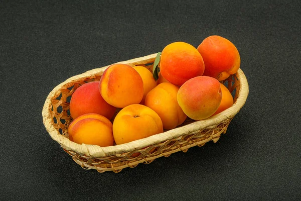 Fruits Frais Sucrés Quelques Abricots — Photo