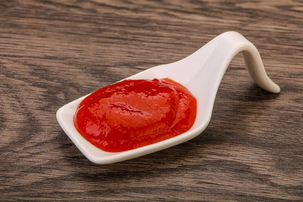 Molho Sriracha Chili Quente Mexicano Tigela — Fotografia de Stock