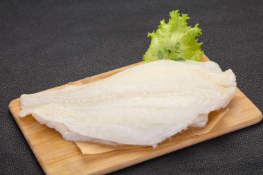 Ham pisi balığı fileto yemek pişirmek için hazır