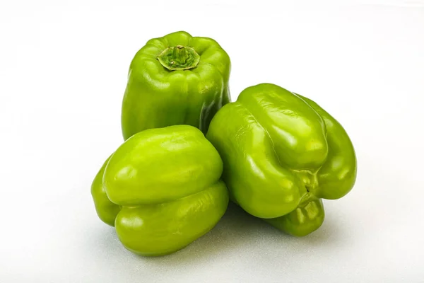Verde Dulce Pimiento Verduras Montón — Foto de Stock