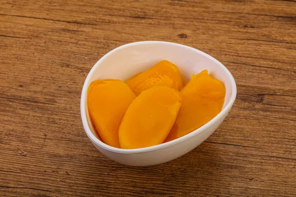 Sweet Delicous Mango Slices Syrop — Stock Photo, Image