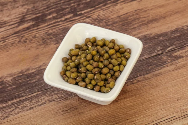 Vegetarische Keuken Droge Groene Linzen Voor Het Koken — Stockfoto