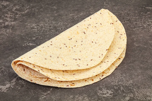 Мексиканська Кухня Товстий Хліб Тортільї Пластівцями — стокове фото