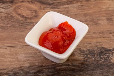 Meksika acılı acı biber sosu kasede