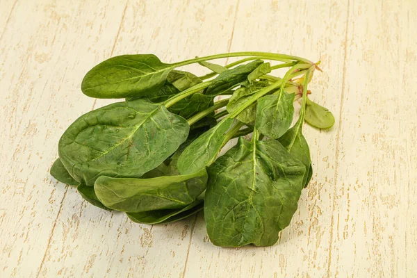 Vegan Cuisine Fresh Green Spinach Leaves Heap — Stock Photo, Image