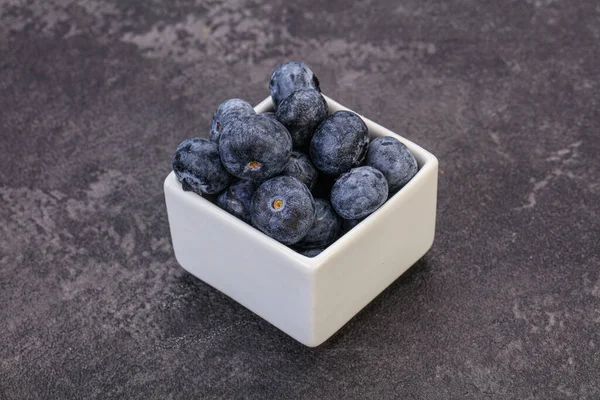 Sweet Fresh Juicy Blueberries Heap Background — Stock Photo, Image