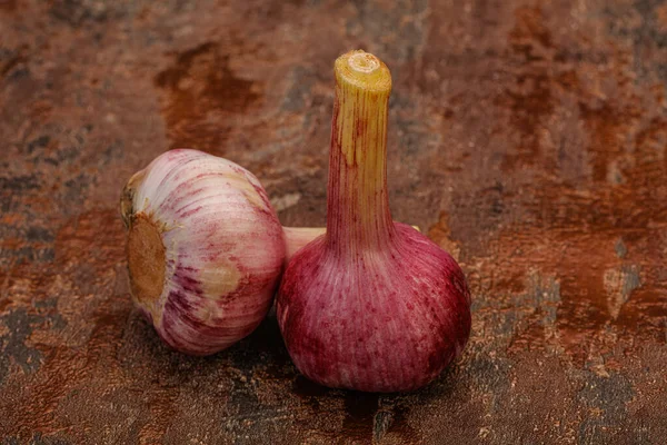 Aroma Çeşnisi Pişirmek Için Taze Sarımsak — Stok fotoğraf