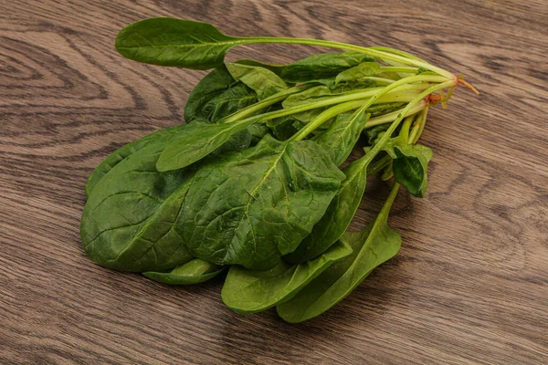 Vegan Cuisine Fresh Green Spinach Leaves Heap — Stock Photo, Image