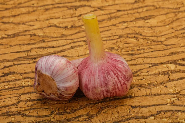 Aroma Seasoning Young Fresh Garlic Cooking — Stock Photo, Image