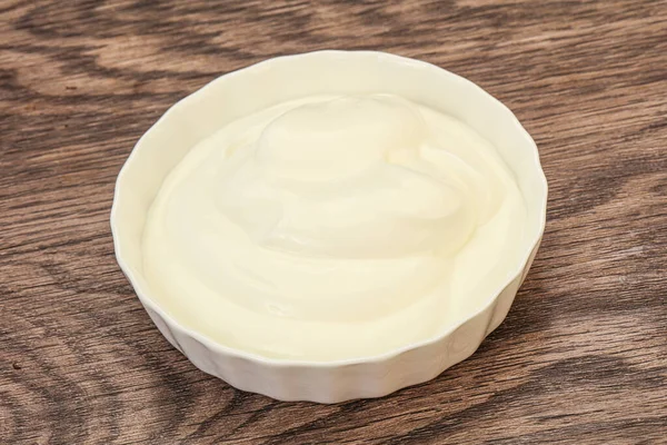 Dairy Sour Cream Bowl — Stock Photo, Image